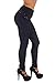 Style K540– Colombian Design, High Waist, Butt Lift, Levanta Cola, Skinny Jeans in Indigo Size 7