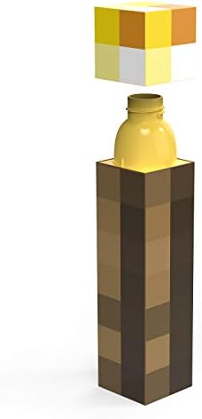 Amazon Com Zak Designs Minecraft Torch Shaped Water Bottle With Screw On Lid Durable Material Water Bottle Has Break Resistant Design Tumbler 22oz Plastic Bpa Free Home Improvement