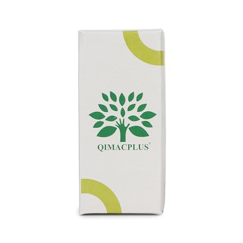 Qimacplus Leak Proof Durable Ceramic Neti Pot Comfortable Grip with 10 Sachet Neti Salt, Lightweight neti Pot Ceramic | Natural Treatment for Sinus and Congestion 9 oz Capacity (White)