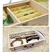 2 Layers Eiffel Tower Unique Wooden Jewelry Box Case Trinket Box Multipurpose Storage Boxes Drawer Storage Cabinet