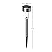 SUNNEST Solar Lights Outdoor Solar Garden Lights 12Pack Stainless Steel LED Solar Pathway Lights, Outdoor Landscape Lighting for Lawn/Patio/Yard/Walkway/Driveway Warm White
