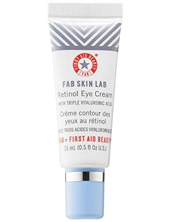 first aid beauty retinol eye cream with triple hyaluronic acid