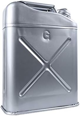 Lahshion Jerry Can With Internal Spout,Heavy Duty Petrol Oil Fuel Jerry Can for Petrol Powered Equipment (20L)