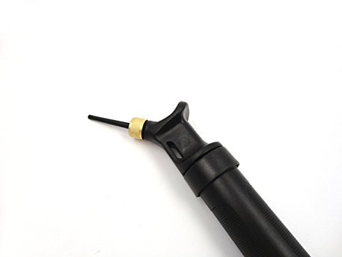 Dual Action Ball Pump With Needle - Best For Downy Ball, Basketball, Soccer Ball, Volleyball, Rugby, Football