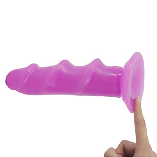 Tzteed-Spina-per-adulti-Stick-Enormi-Massager-Training-Expander-Inserisci-Stick-Dong-per-Donna-Uomo-Principianti-Pacchetto-discreto-Piacere-Purple