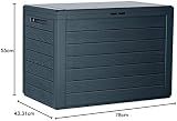 Prosperplast Anthracite Garden Box Chest 190L Lockable Waterproof Storage view 4