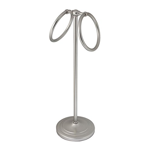 MODONA 17" Countertop Towel Ring for Hand Towels - Satin Nickel - 5 Year Warrantee - Thumbnail 6