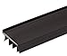 Randall Manufacturing Co., Inc | Vinyl Door Bottom | Vinyl Weatherstrip | 4 Feet Long | Brown | for 1 3/4” to 2” Thick Doors | Fits Gaps from 1/4” to 9/16” | Made in The USA