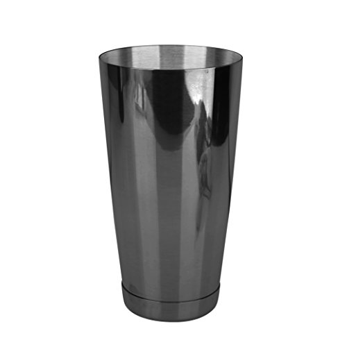 Uber bar tools BOSTON TIN BLACK Cocktail Shaker, One Size