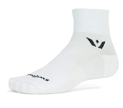 Swiftwick- ASPIRE TWO Calcetines para correr y ciclismo, ligeros, ajuste de compresión