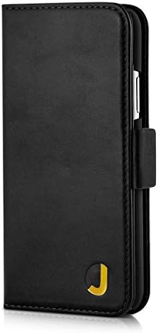 JIACCIO iPhone X | iPhone 10 | iPhone Xs, Wallet Case, Genuine Leather, Folio Cover with Magnetic Closure, Credit Card Holder, Kickstand, Money Pouch, Protective Bumper