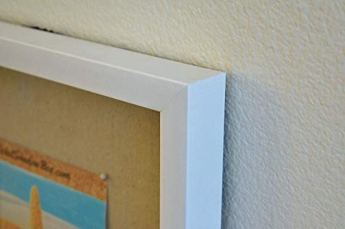 image for Tasse Verre 12x15” White Display Shadow Box Frame w/Linen Background