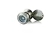 TOGU TG3828YG-SN Solid Brass UL Listed 220-degree Door Viewer Peephole with Heavy Duty Privacy Cover for 1-3/5