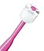 Brilliant Oral Care Baby Toothbrush with Soft Bristles and Round Head, for a Toddler Approved, Easy to Use All-Around Clean Mouth, Ages 0-2 Years, Pink, 3 Pack