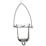 Raj India Trading Hanging Votive Holders, Clear, Set of 24