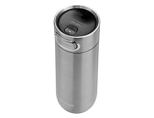 Contigo Luxe Autoseal Thermobecher, Edelstahl-Reisebecher, Isolierflasche, auslaufsicher, Kaffebecher to Go, spülmaschinenfest, Isolierbecher mit Easy-Clean-Deckel BPA-frei, 360 ml – Bild 6