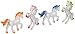 Rhode Island Novelty 3 Inch Vinyl Unicorns, One Dozen Assorted