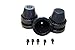 Button Ski Hanger 5-Pack, 5 Individual Fixtures To Safely Store 5 Pairs Of Alpine Skis Of Any Shape Or Size (Rockers, Carvers, Racers, Kids) To Make A Wall Or Floor Ski Storage Rack