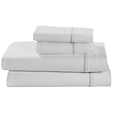 Rivet Contrast Hem Cotton Linen Sheet