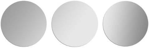 Circle Shatterproof Acrylic Safety Mirror Set of 3 - 8in x 8in