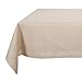 Deconovo Modern Style Tablecloth, Decorative Rectangular Linen Look Spill Proof Tablecloth for Picnic (54x72 Inch, Beige)