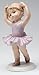 Cosmos 96628 Fine Porcelain Hands Up Ballet Girl Figurine, 5-3/8-Inch