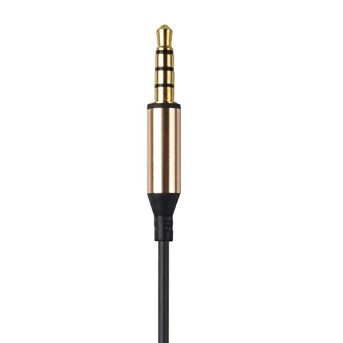 Francois et Mimi in-Ear 3.5mm Aux Hi-Fidelity Headphones Earbuds CH-13, Gold