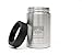 Stainless Steel Can Cooler by Pine Sky - Vacuum Insulated, Double Wall Holder Fits 12oz Cans and Bottles (Black)