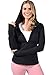 Yogalicious Slim Fit Long Sleeve Full Zip Up Hoodie Jacket