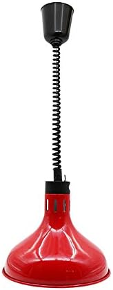 HEATL Commercial Home Food Heat Lamp Warmer Heat Preservation Pendent Hanging Chandelier Telescopic Adjustable Length60-180cm,250W Multi-Color Optional