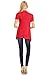 Red Cardigan Womens Reg and Plus Size Open Flyaway Cardigan, Red
