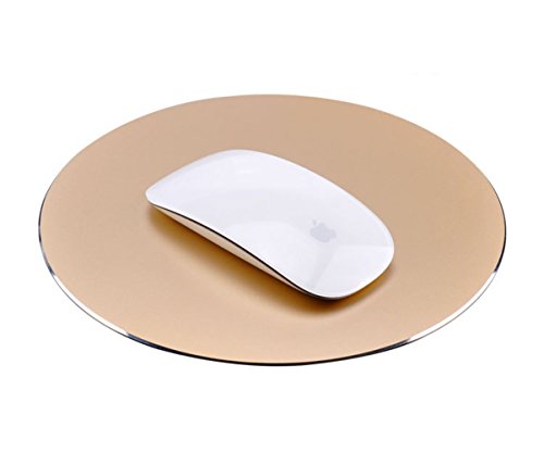 Sky Hiker Aluminium Alloy Mouse Pad Both Sizes Use, PU Leather Base & High Accuracy Optimized Tracking For Fast And Accurate Control