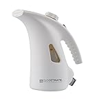 Handheld Garment Steamer with Retractable Cord - Portable Fabric Steamers - Fast Heat-up Powerful Travel Garment Cloths Steamer, Better then Ironing - Travel Pouch Included - by ClosetMate