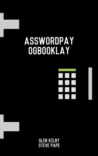 asswordpay ogbooklay: The Password Journal Camouflaged in 