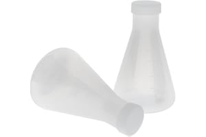2Pcs 250ml Lab Plastic Conical, Measuring, Smooth Thickened Wall