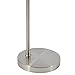 Amazon Brand – Rivet Modern Arc Standing Floor Lamp with Grey Fabric Shade, Bulb Included, 69