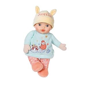 Zapf-Creation-Baby-Annabell-Sweetie-30-cm-Doll-Small-Soft-Easy-for-Small-Hands-Creative-Play-Promotes-Empathy-Social-Skills-For-Babies-0-12-Months-Includes-Integrated-Rattle-More Zapf Creation Baby Annabell Sweetie 30 cm Doll - Small & Soft - Easy for Small Hands, Creative Play Promotes Empathy…