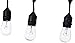 SUNTHIN 48ft String Lights with 15 x E26 Sockets and Hanging Loops, 18 x 11 Watt S14 Bulbs (3 Spares) -Indoor/Outdoor String of Lights, Commercial String Lights, Patio Lights, Light Strings
