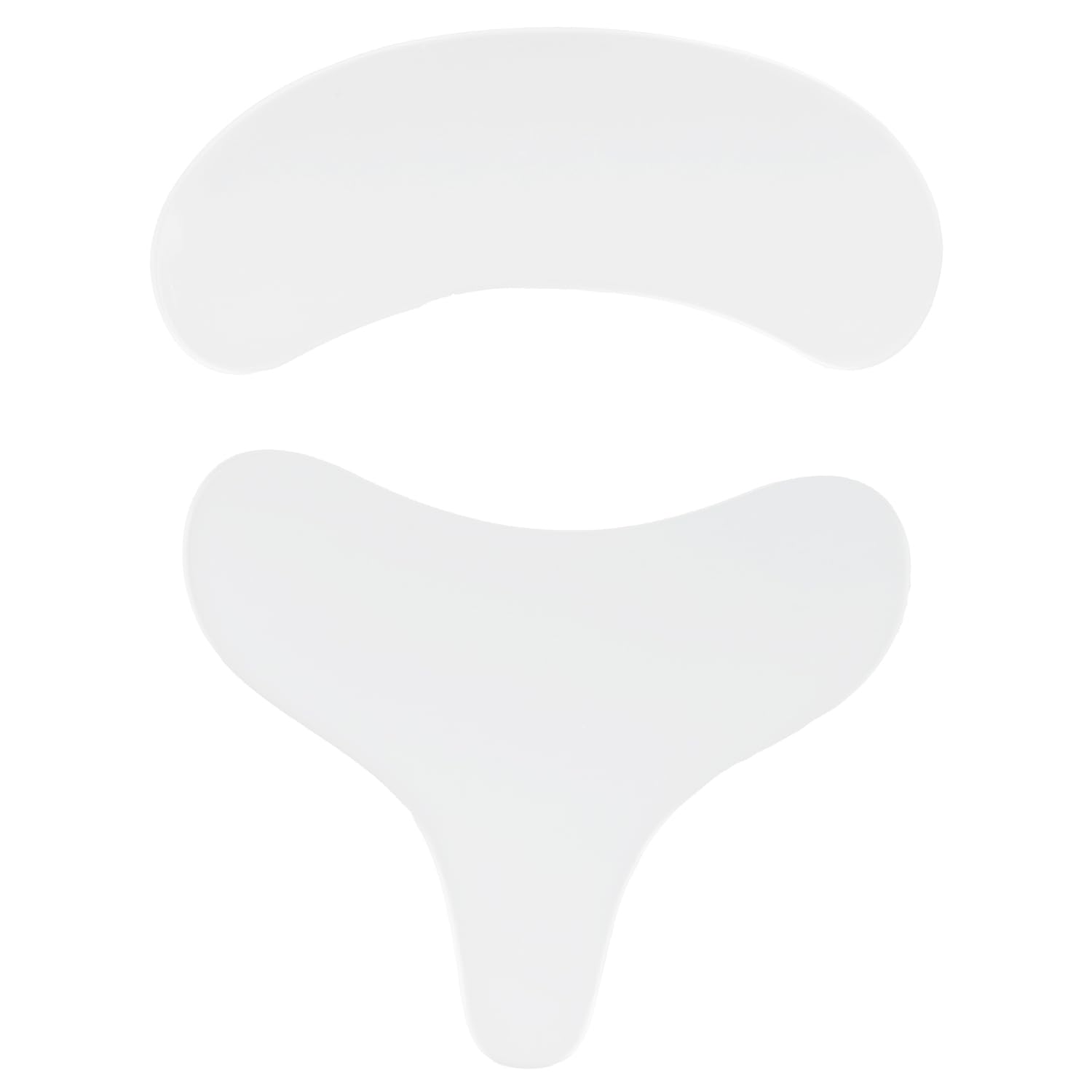 Luckious 2 PCS Silicone Anti-Wrinkle Patches for Forehead, Neck, and Chest - Comfortable and Reusable Wrinkle Prevention Strips for Women - Ideal for Sleep and Office Use(2 Kinds)