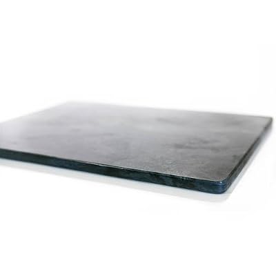 SPARQ Home Soapstone Flat Bread Pizza Stone, 12 by 16-Inch