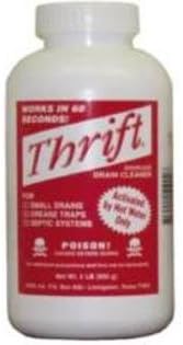 Alkaline Based Drain Cleaner - Thrift Drain Cleaner Case of 12 2Lb Granular - Thrift T-200 by Thrift Drain Cleaner