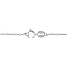 Sterling Silver 1.1mm Rope Chain (14, 16, 18, 20, 22, 24 or 30 inch in white, yellow or rose)