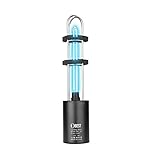 OBEST UV Air Sanitizer Ozone UV Sterilization Lamp Germ Light for Car Household Fridge Wardrobe Toilet Pet Area USB Rechargable Germicidal Protable Light (1 Pack)