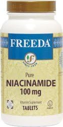 Freeda Kosher Niacinamide 100 Mg. 100 TAB