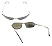 proSPORT Extra Large Square Sunglass Men High Nickel Metal Frame