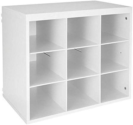 9 slot storage shelf