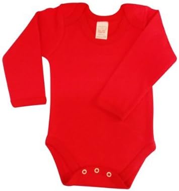 red long sleeve baby vest