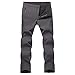 MAGCOMSEN Men's Winter Pants Water Resistant Fleece Lined Snowboard Ski Pants Softshell Tactical Pants with Multi-Pockets