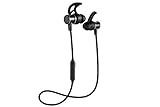 Bluetooth Headphones Wireless Sport Earphones in-Ear Headsets Neckband Magnetic Attraction Lightweight and Noise Cancelling for iPhone Samsung HUAWEI Black