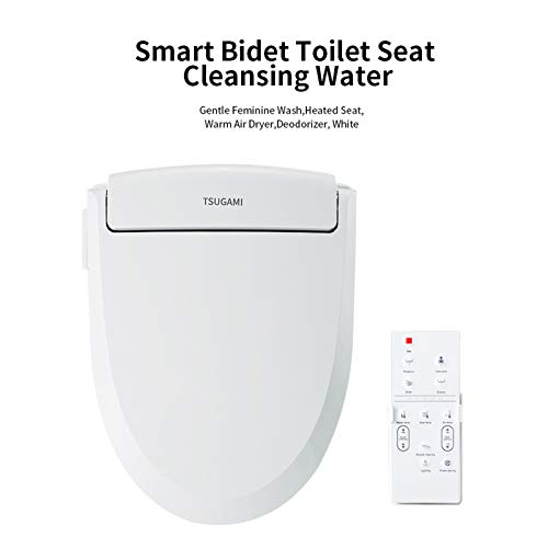 TSUGAMI Electric Smart Toilet Seat Bidet with Wireless Remote Control